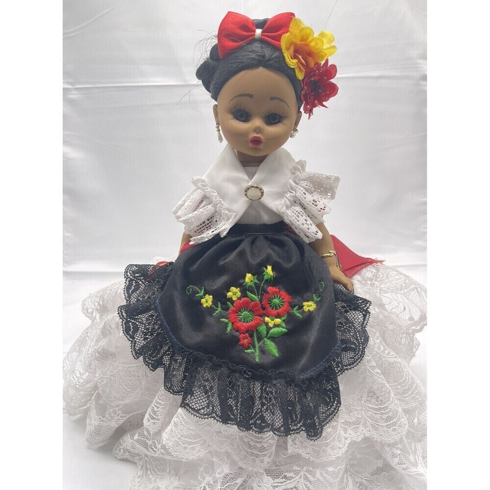 MUNECAS GDE VERACRUZ DOLL TOY BEAUTIFUL LIFELIKE MEXICO VINTAGE ORIGINAL 13”